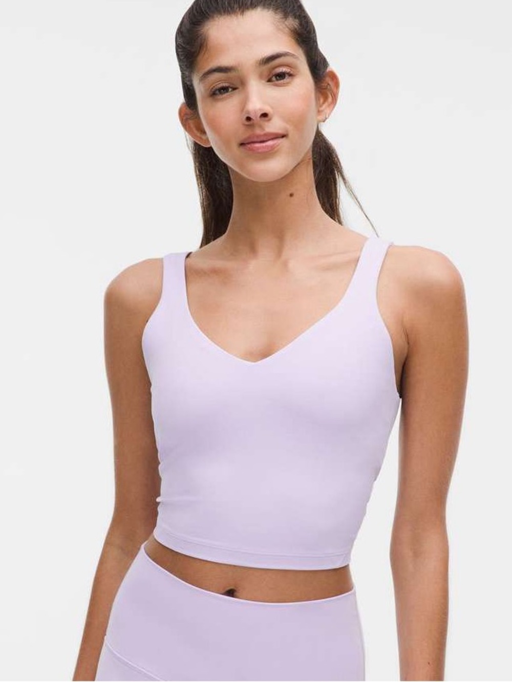 Lululemon Align Tank Light Support, A/B Cup Lavender Frost Sz 6